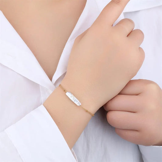 Pearl Bond Charm Bracelet