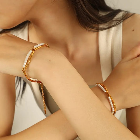 Trio Pearl Bracelet