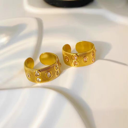 Aurora Gleam Ring Adjustable