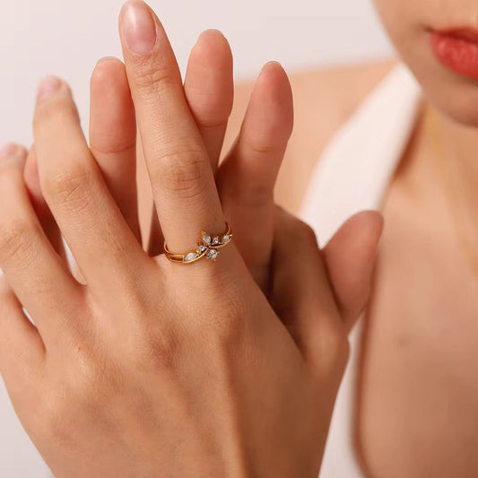 The Petal Whisper Ring