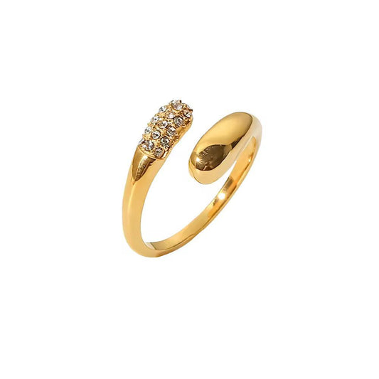 Stardust Curve Ring