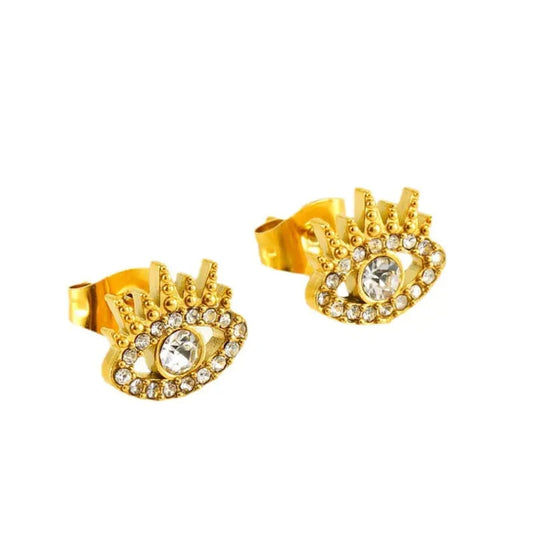 Golden Eye Studs