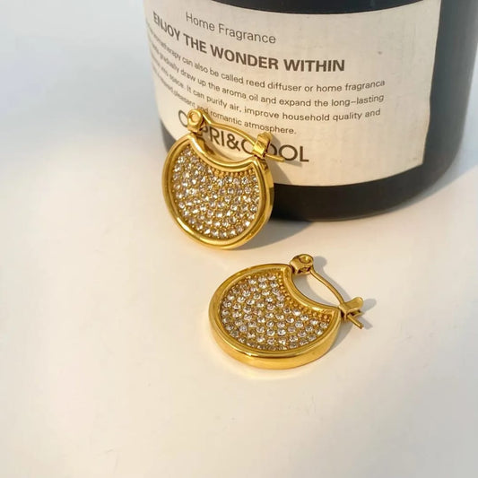 Moonglow Hoops Earrings