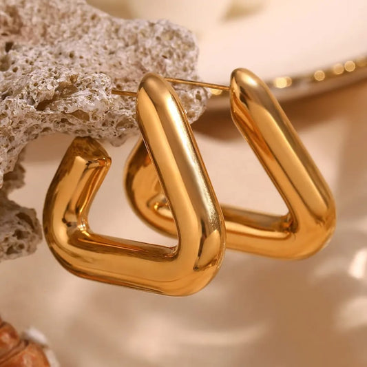 Statement Triangles Earrings