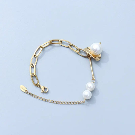 Pearl Droplet Bracelet