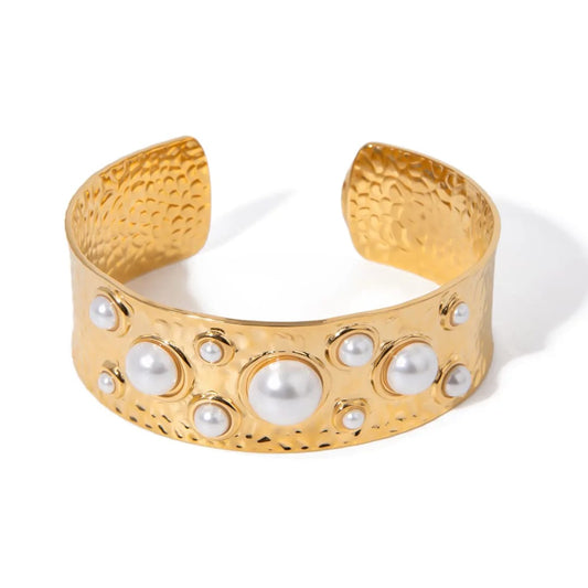 Moonlit Pearl Cuff