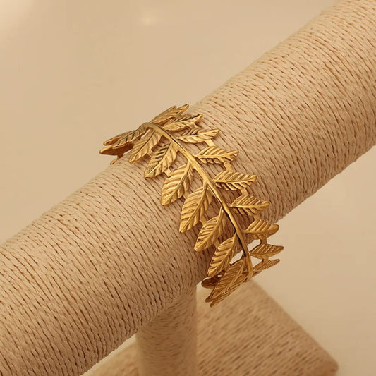Whispering Leaf Bangle