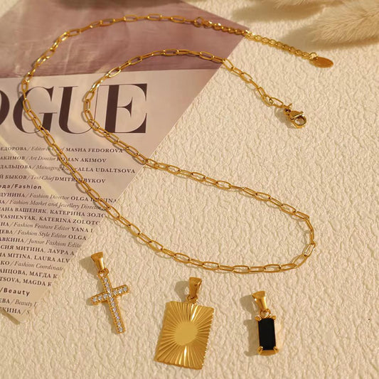 Trinity Charm Necklace