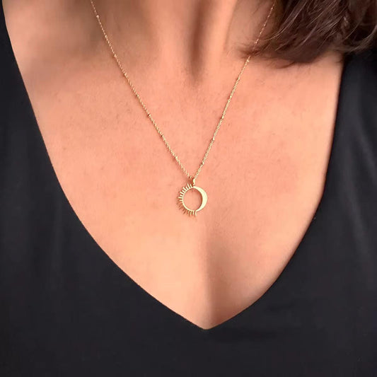 Eclipse Charm Necklace