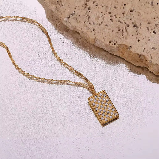 Mosaic Sparkle Necklace