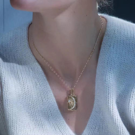 Starlight Rectangle Necklace