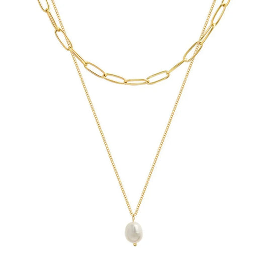 Pearl Link Necklace
