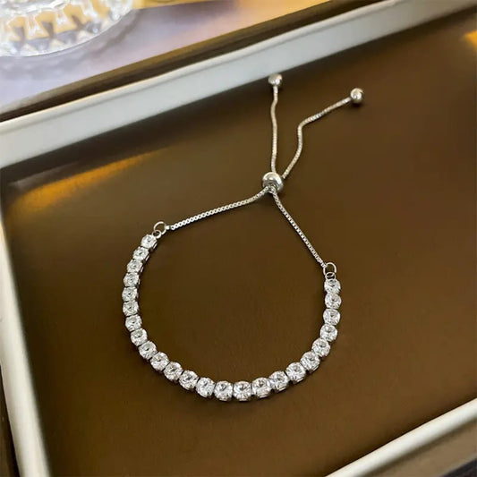 Auréa Silver Tennis Bracelet