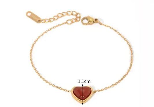 Scarlet Heart Bracelet