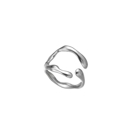 Silver Drift Ring Adjustable