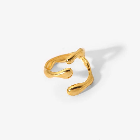 Golden Drift Ring Adjustable