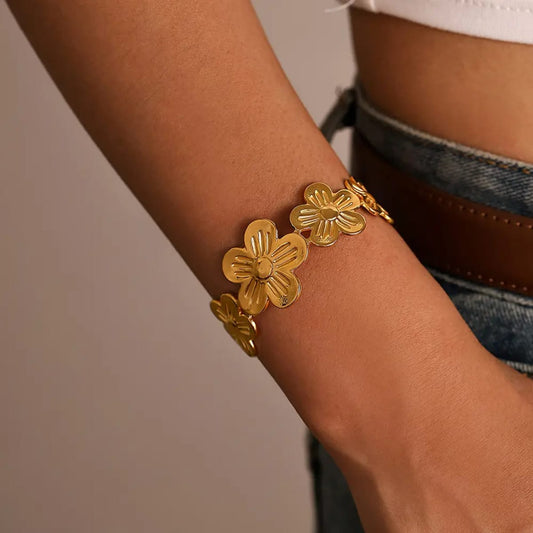 Golden Bloom Bracelet