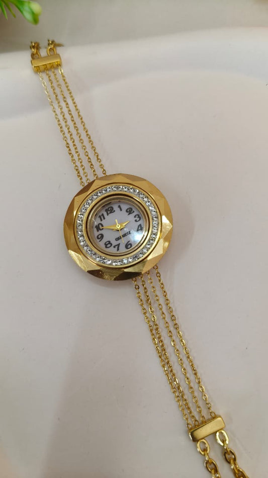 Golden Love Bracelet Watch