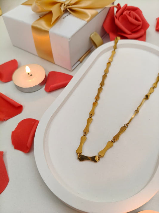 Gold Bar Link Chain