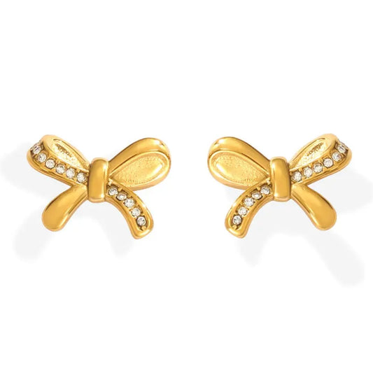 Ribbon Tie Studs