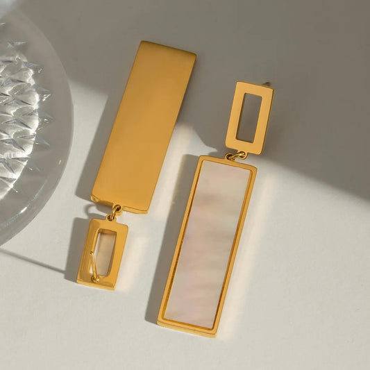 Ivory Line Drops Earrings