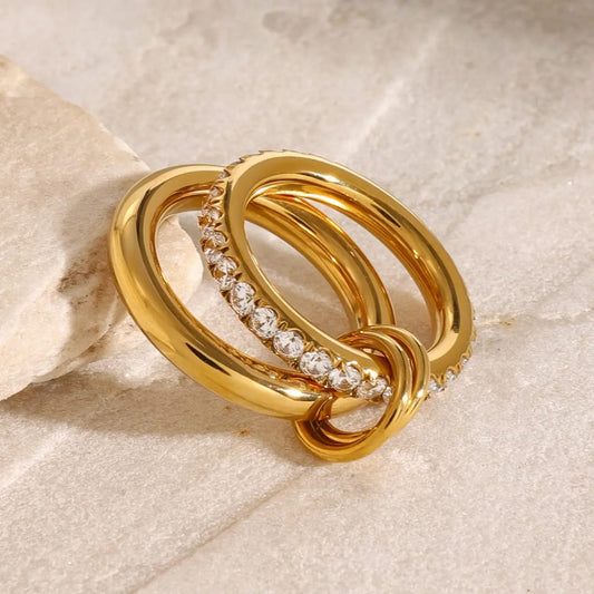 Nova Double Band Ring