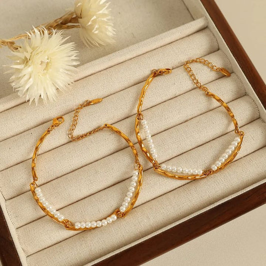 Trio Pearl Bracelet