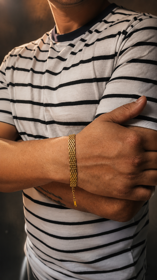 Signature Mesh Bracelet (Golden)