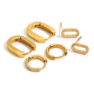 Gilded Essence Trio Earrings