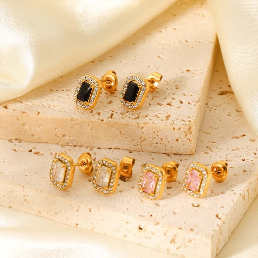 Stella Cross Pearls Earrings
