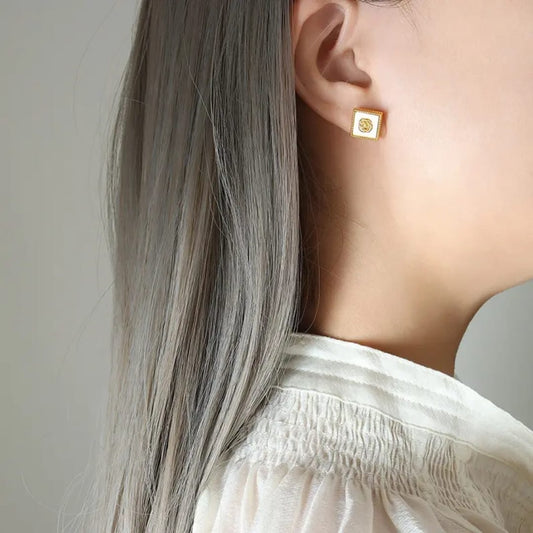 Jade Whisper Studs