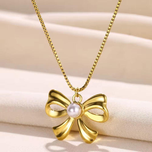 The Gift Bow Necklace