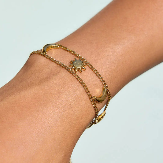 Golden Eclipse Bracelet