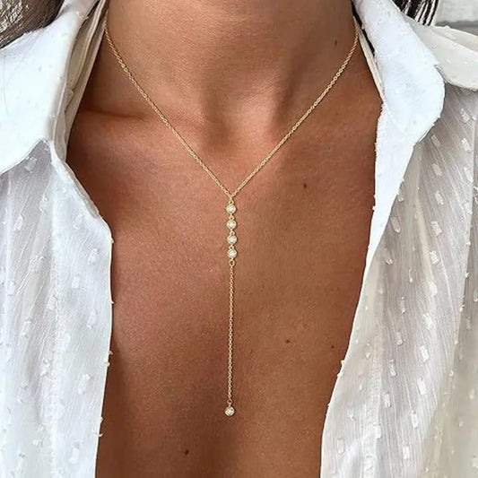 Golden Five Necklace