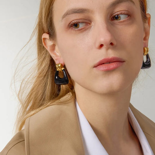 Midnight Curve Earrings