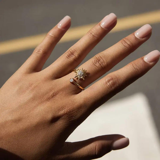 Solar Glow Ring Adjustable