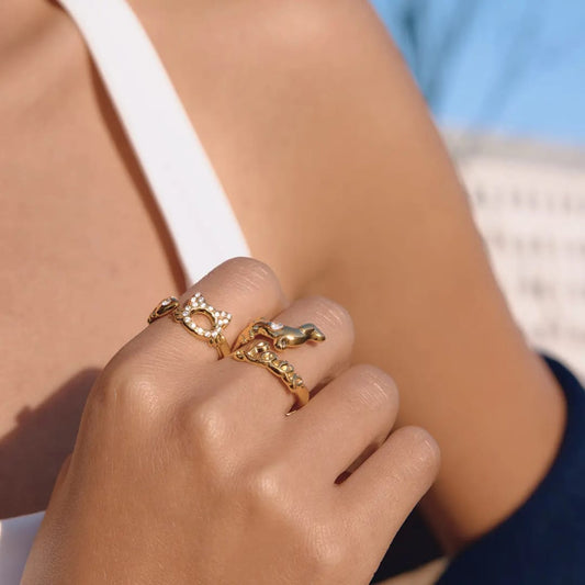 Kitty Spark  Adjustable Ring