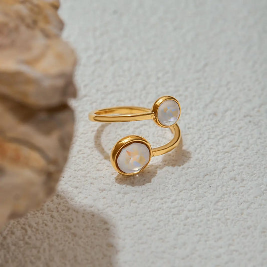 Morning Dew Adjustable Ring