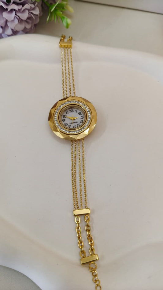 Golden Love Bracelet Watch