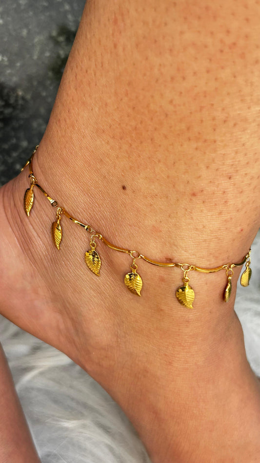 Golden Breeze Anklet