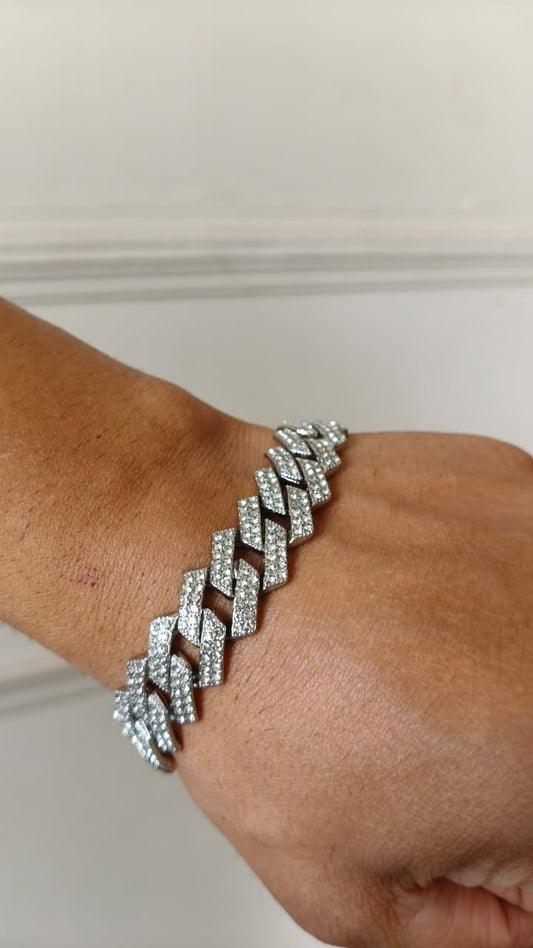 Royal Ice Cuban Bracelet