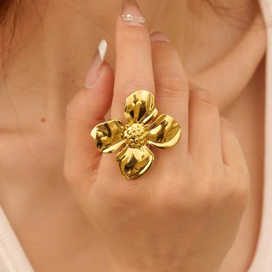 💫Golden Blossom Ring💫