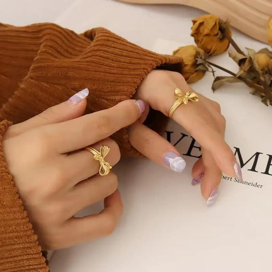 ✨ Ribbon Tie Ring✨