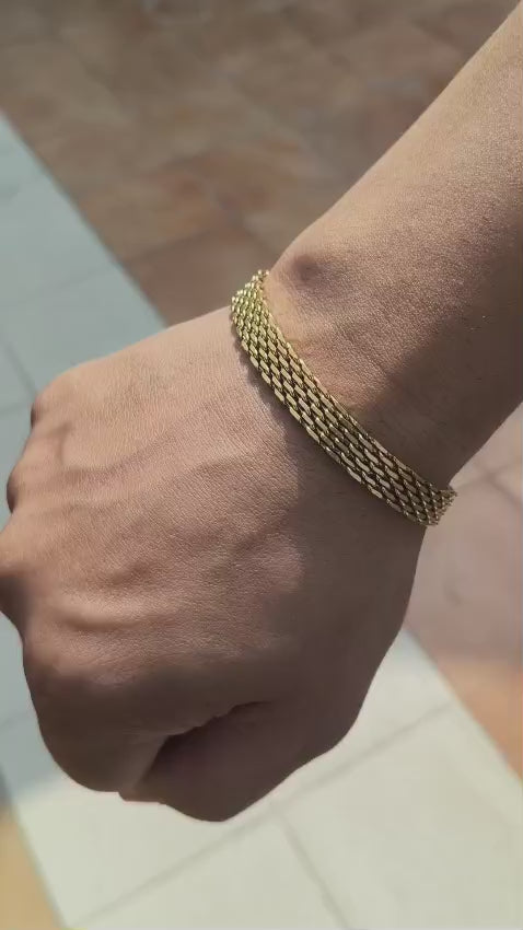 Signature Mesh Bracelet (Golden)
