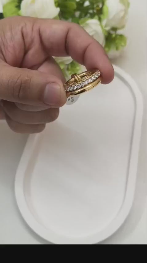 Nova Double Band Ring