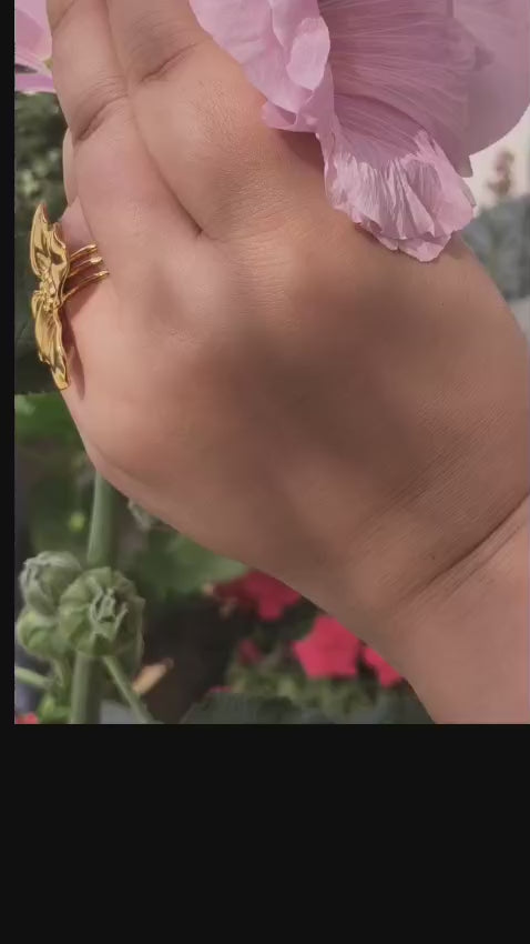 💫Golden Blossom Ring Adjustable💫