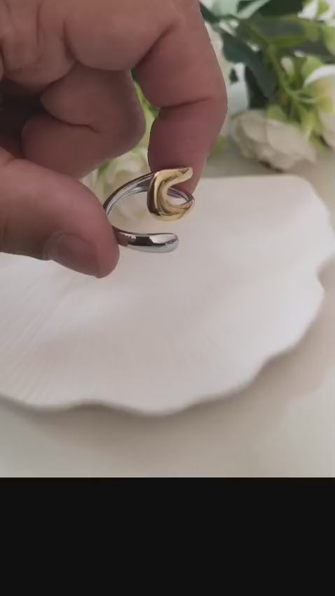 Golden Arc Ring Adjustable