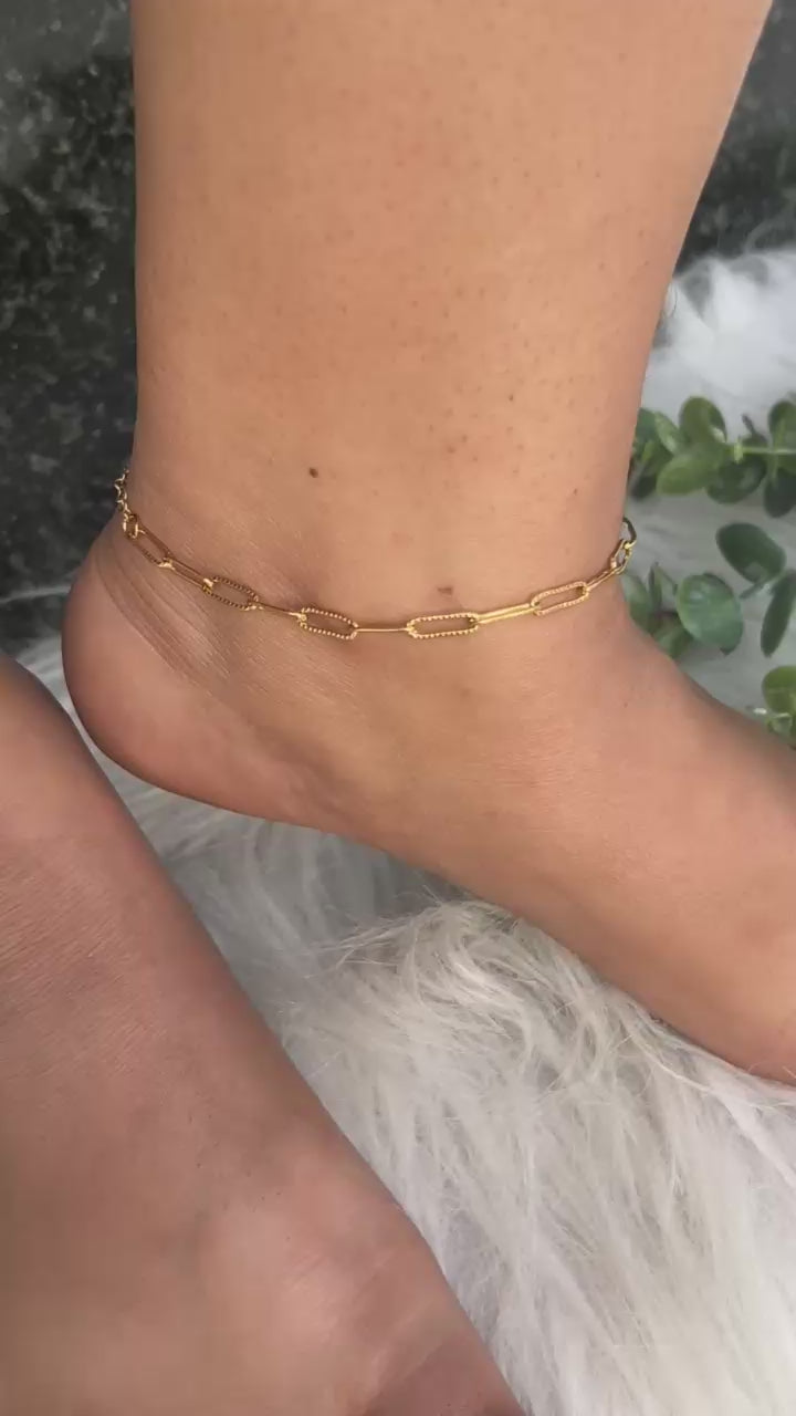 Modern Chain Anklet