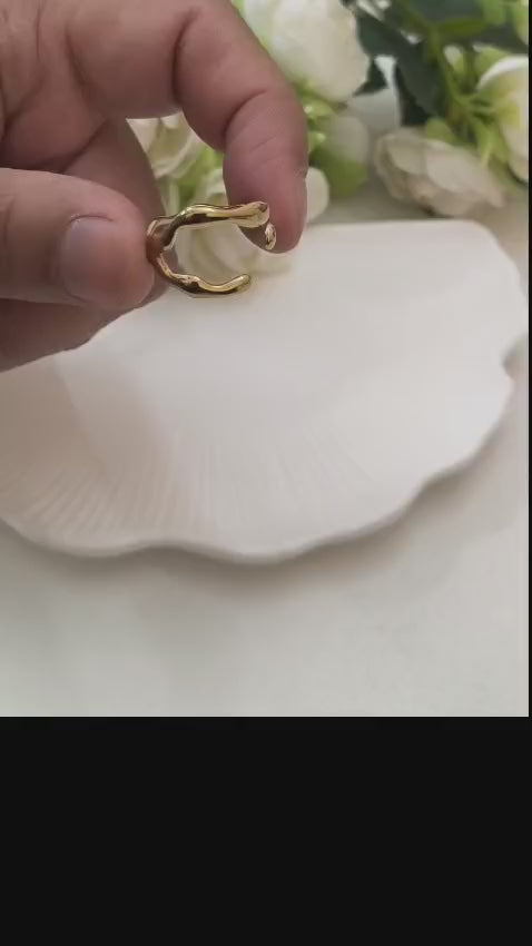 Golden Drift Ring Adjustable